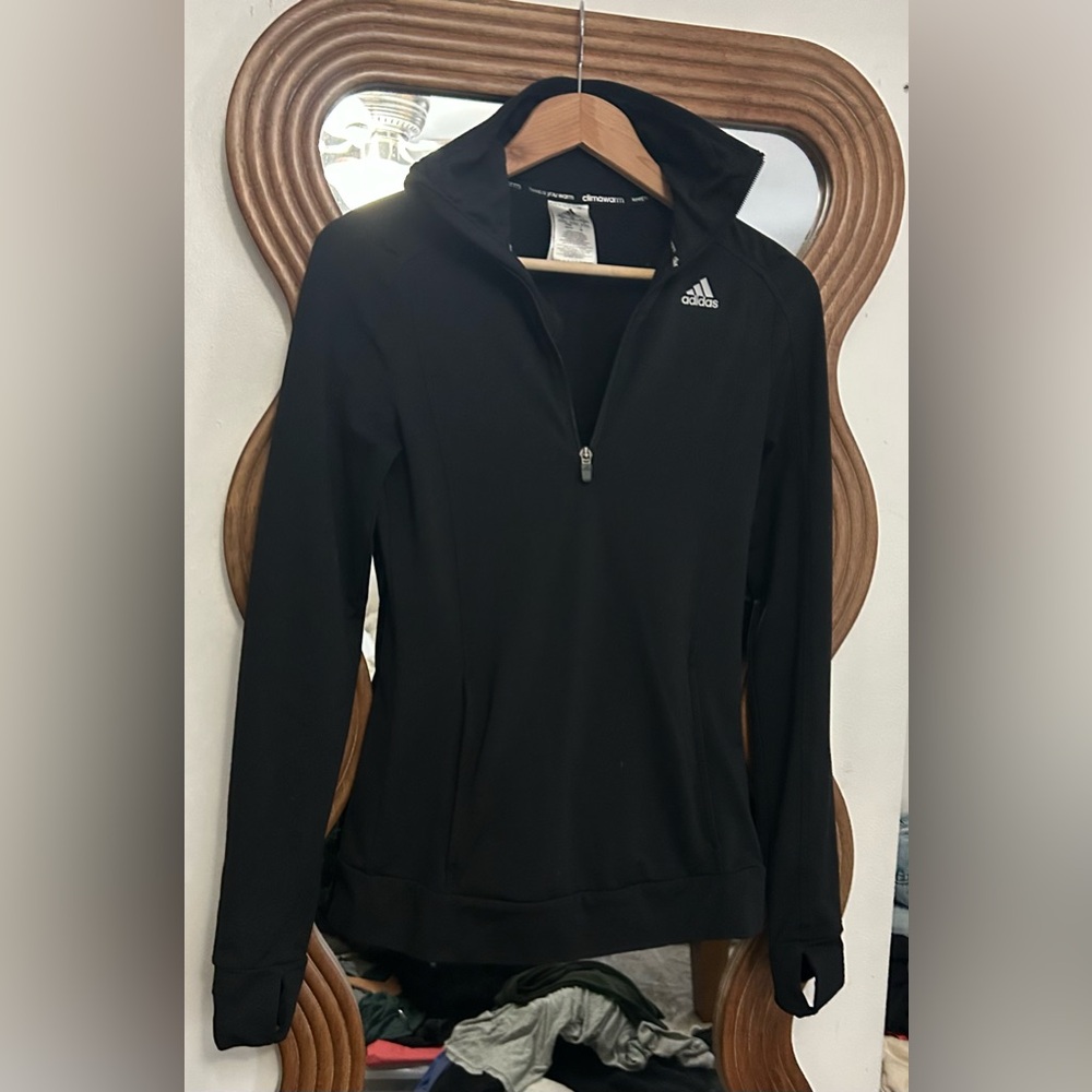 Adidas climawarm xs quarter zip with front pouch pocket